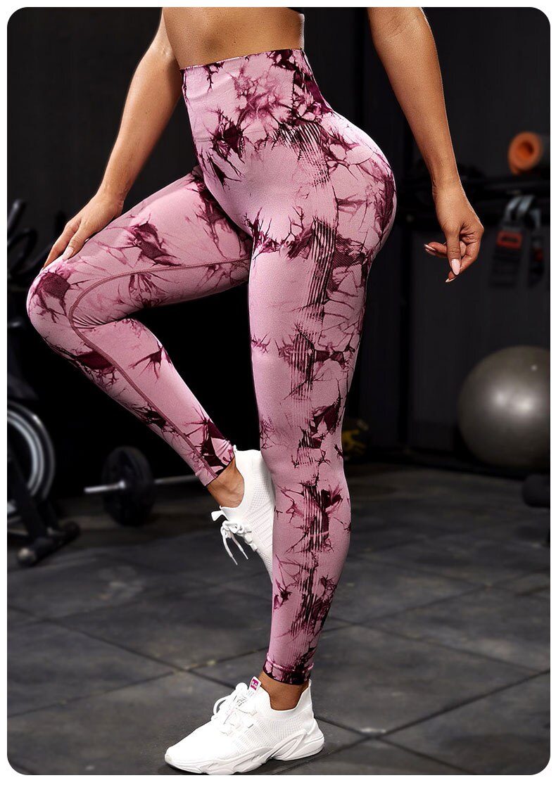 The Lux "Byron Babe" Tie Dye Leggings