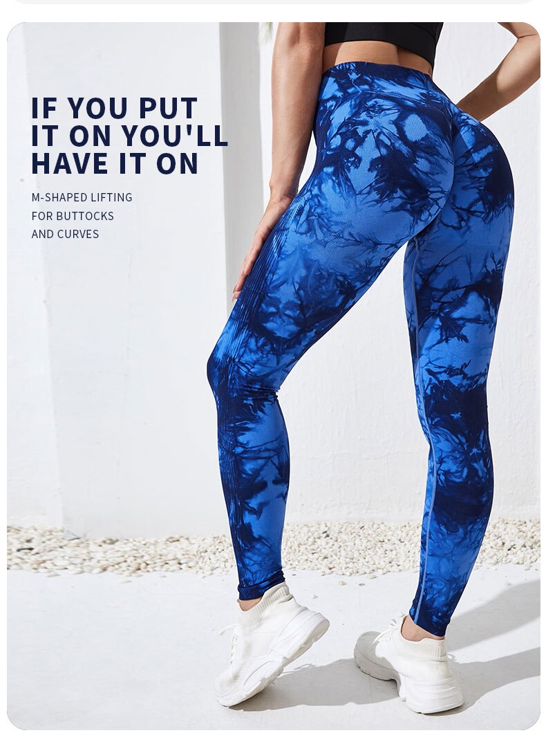 The Lux "Byron Babe" Tie Dye Leggings