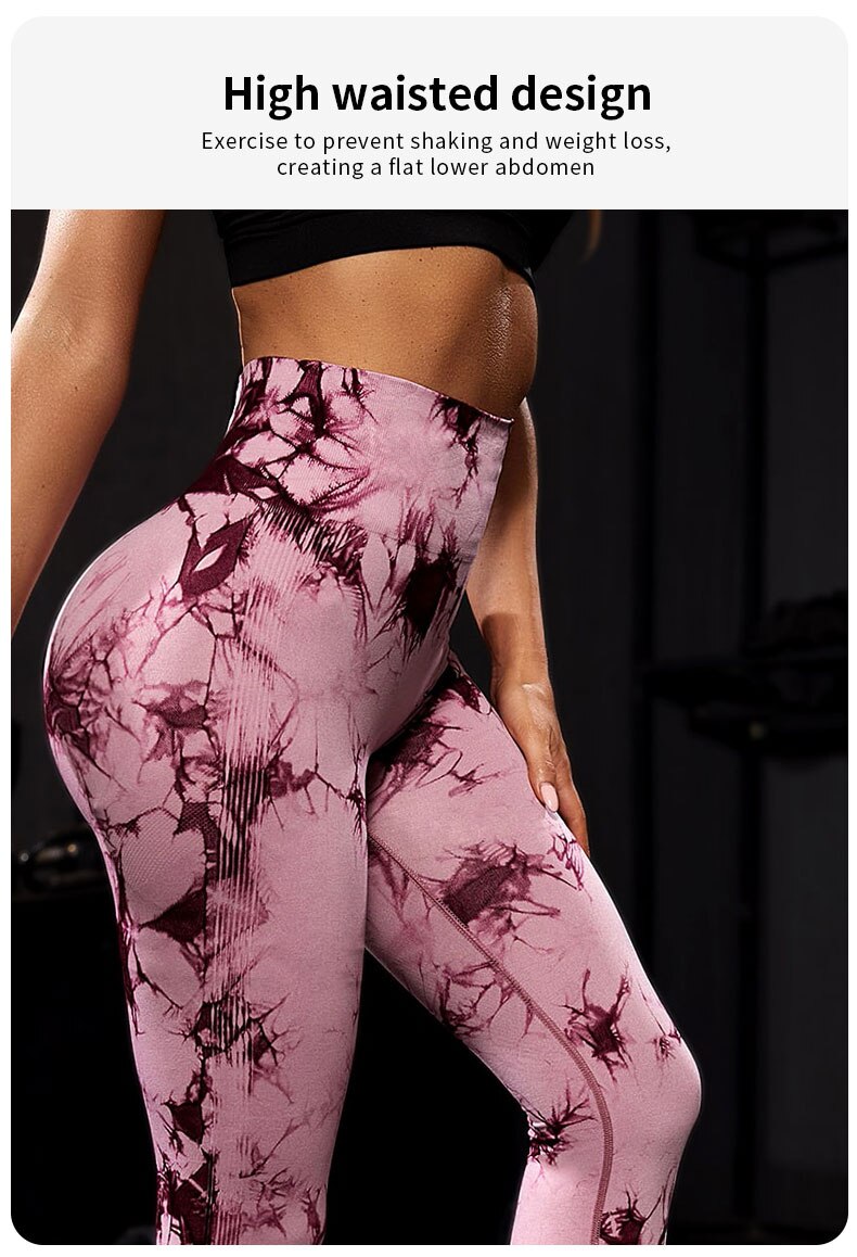 The Lux "Byron Babe" Tie Dye Leggings