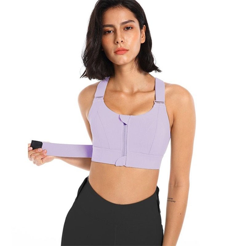 The Lux "Under Control" Zip Front Adjustable Crop Vest