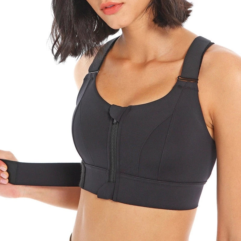 The Lux "Under Control" Zip Front Adjustable Crop Vest