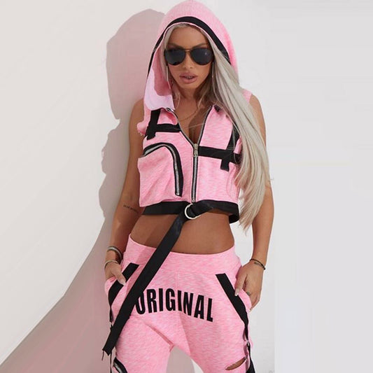 The Lux "Original" Pink Hooded Set